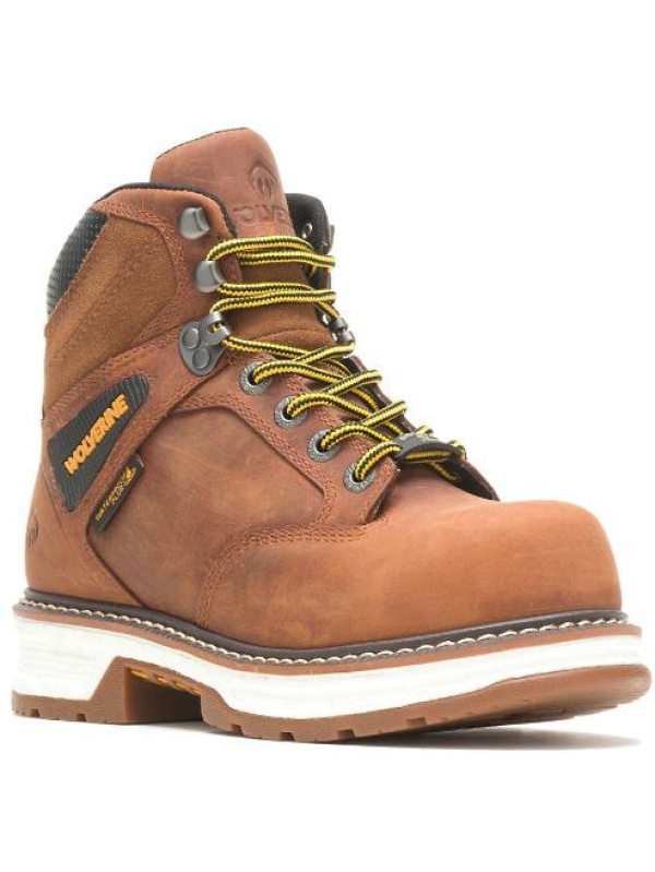 Wolverine Women's Hellcat UltraSpring 6" WP Work Boot - Brown - W211155