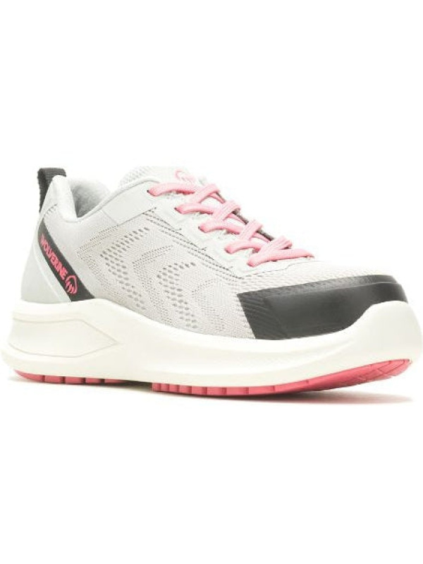 Wolverine Women's Bolt Durashocks Knit Carbonmax Work Shoe -Grey- W231011