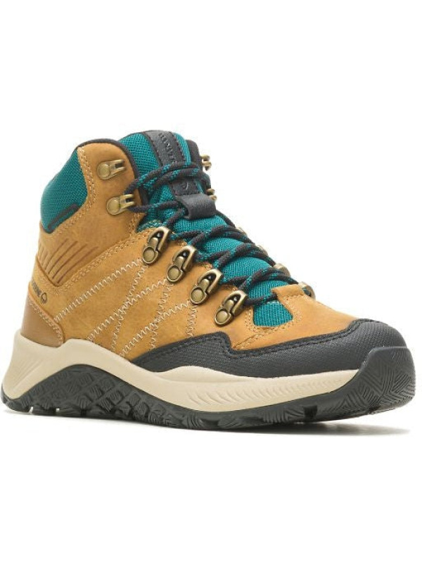 Wolverine Women's Luton Mid WP Outdoor Hiker Boot -Gold- W880386