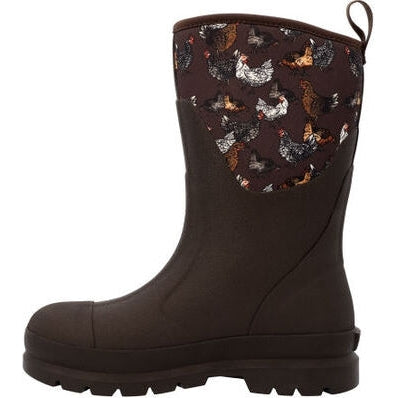 Muck Women's Chore Mid Waterproof Work Boot -Brown- WCHM9CK - Image 3