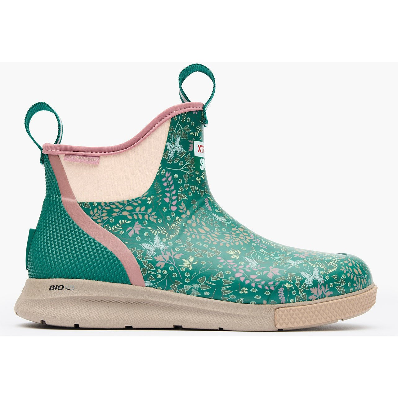 Xtratuf Women's Ankle 6" WP Slip Resistant Sport Deck Boot -Green- XADSW300 - Image 2