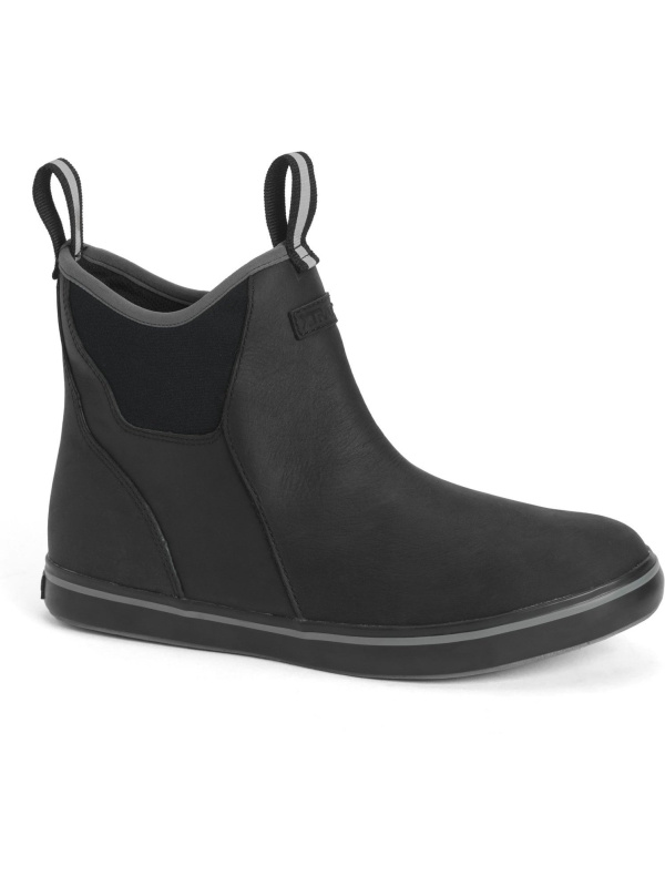 Xtratuf Men's Leather 6" Ankle Deck WP Work Boot - Black - XAL-000