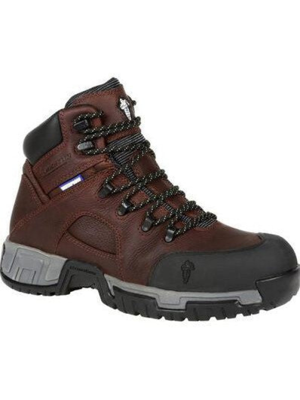 Michelin Men's Hydroedge 6" Steel Toe WP Work Boot -Brown- XHY662