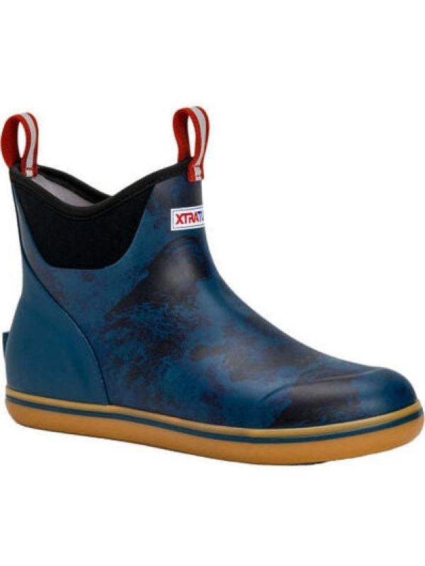 Xtratuf Men's Ankle Waterproof Slip Resistant Deck Boot -Blue- XMAB2RW