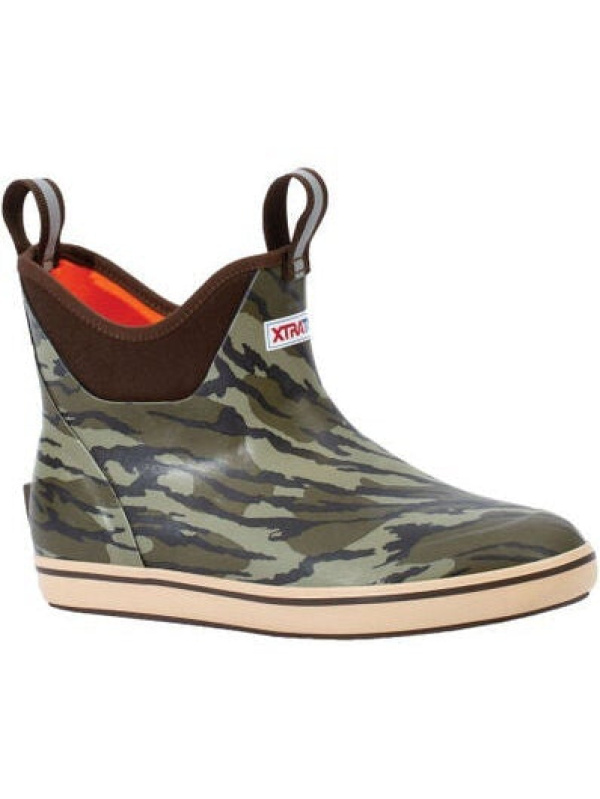 Xtratuf Men's 6" Mossy Oak Bottomlands Ankle Deck WP Boot - XMABMOB