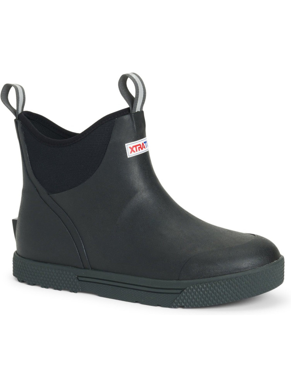 Xtratuf Men's Wheelhouse 6" Ankle Deck WP Boot - Black - XMW-000