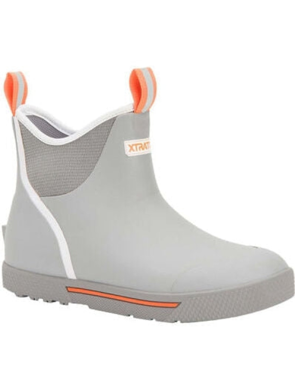 Xtratuf Men's Wheelhouse 6" WP Slip Resist Ankle Deck Boot -Grey- XMW101