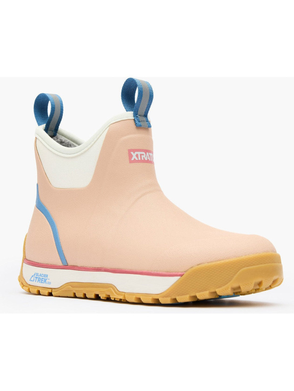 Xtratuf Women's Ice Fleege Lined WP Ankle Deck Work Boot -Brown- XWABI400