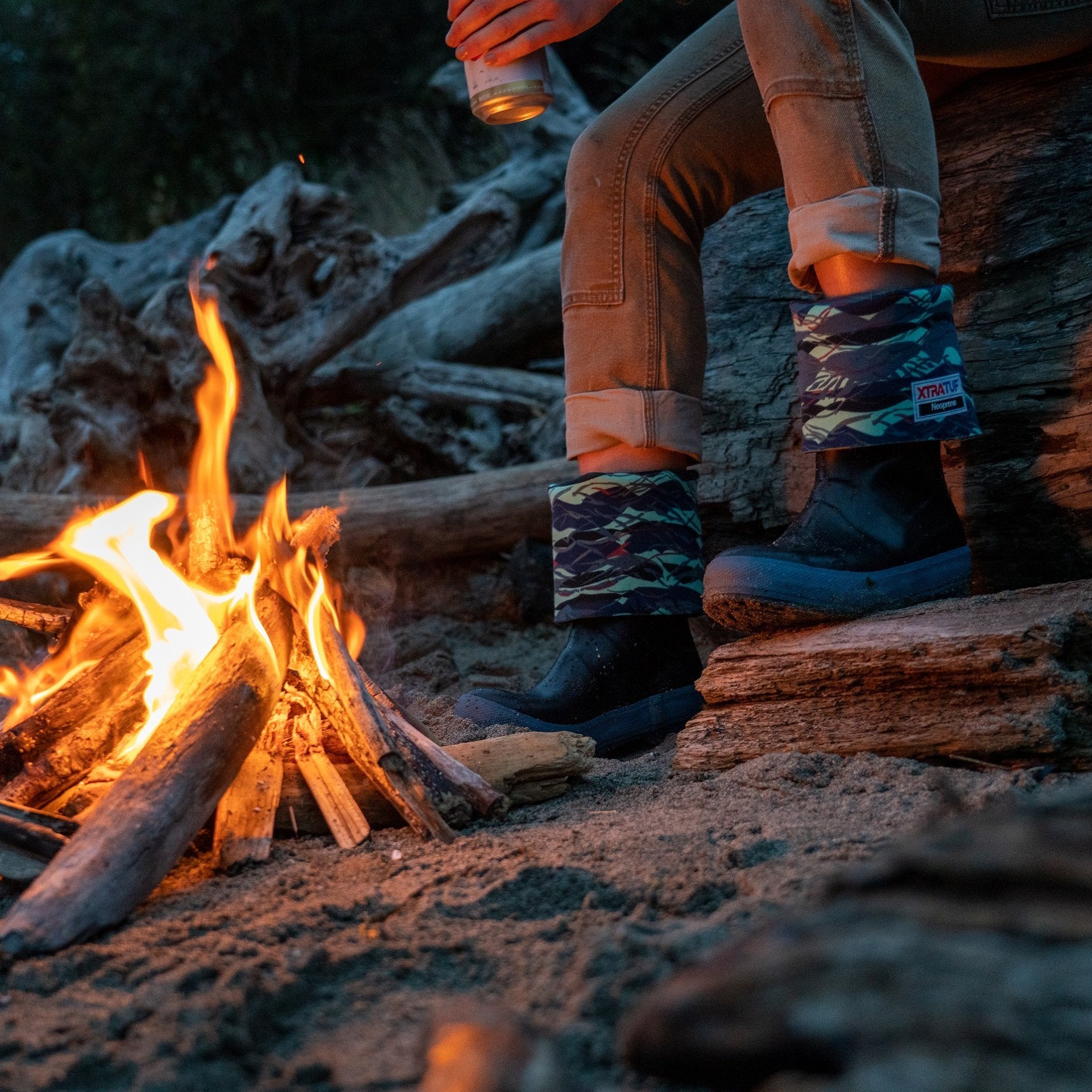 Xtratuf Women's Beach Glass 15" Legacy WP Outdoor Boot- Black- XWL-1BG - Image 9