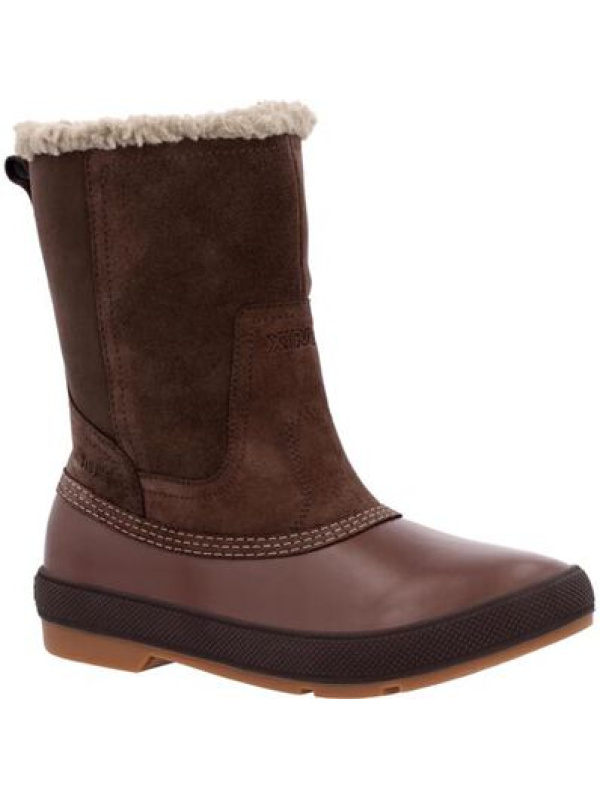 Xtratuf Women's Legacy Lte WP Slip Resist Pull On Work Boot -Brown- XWLP900