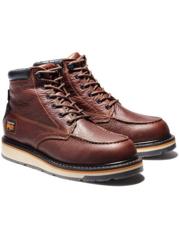 Timberland Pro Men's Gridworks 6" Soft Toe WP Work Boot- Brown- TB1A1KRQ214