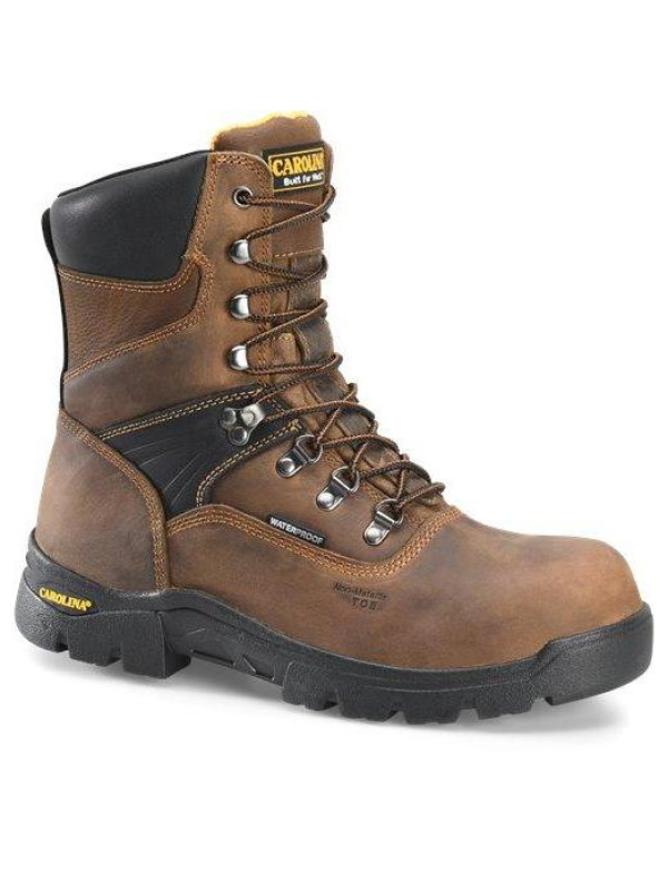 Carolina Men's 8” Cathode WP Comp Toe Work Boot - Brown - CA5589