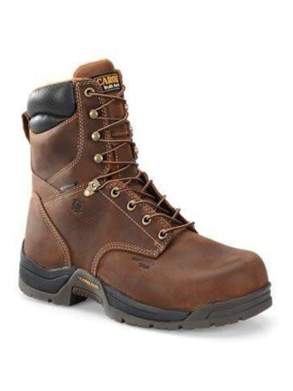Carolina Men's Bruno Hi 8” WP Comp Toe Work Boot - Brown - CA8520