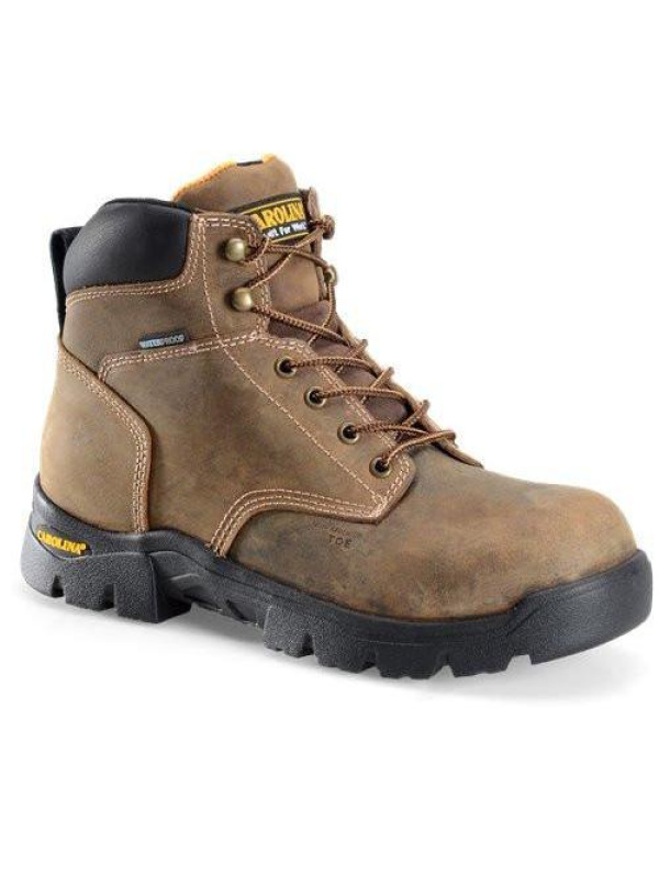 Carolina Men's Circuit 6" Comp Toe WP Hiker Work Boot - Brown - CA3536