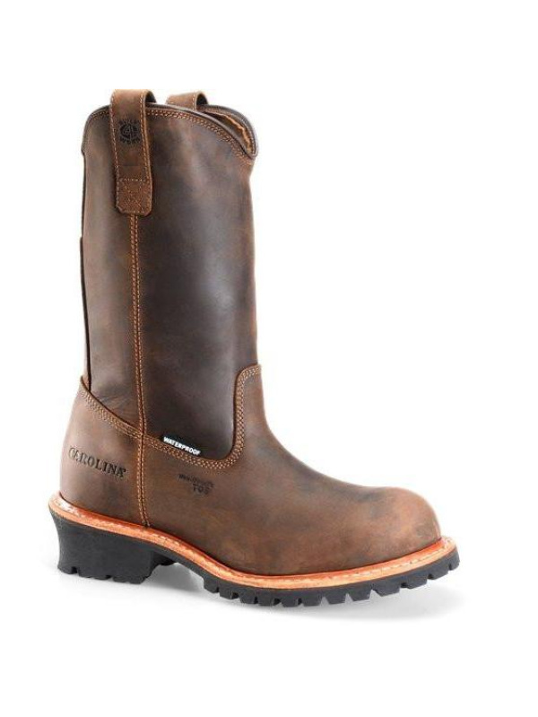 Carolina Men's Well X 12" Comp Toe Wellington Logger Work Boot CA9831