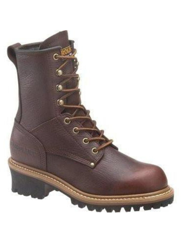 Carolina Women's Elm 8" Logger Work Boot - Brown - CA421