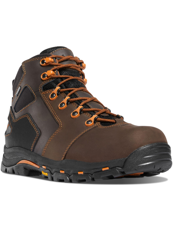 Danner Men's Vicious 4.5" Comp Toe WP Work Boot - Brown - 13860
