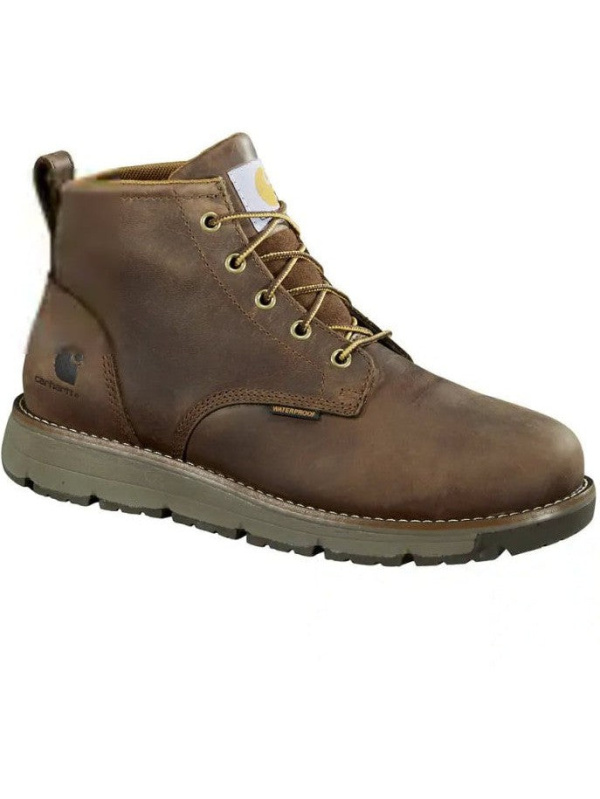 Carhartt Men's Millbrook Soft Toe WP Wedge Work Boot -Brown- FM5004-M