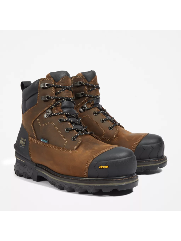 Timberland Pro Boondock HD 6" WP Comp Toe Work Boot -Brown- TB0A43GY214