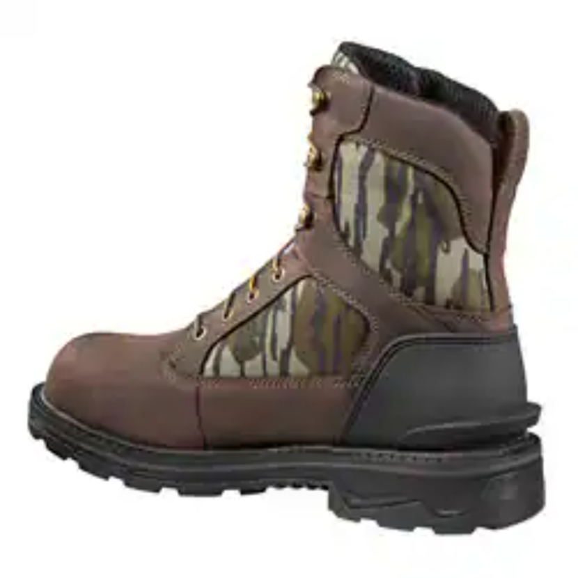 Carhartt Men's Ironwood Camo 8" Soft Toe WP Work Boot -Mossy Oak- FT8002-M - Image 3