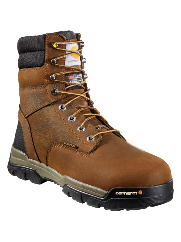 Carhartt Men's Ground Force 8" Soft Toe WP 600G Ins Work Boot- CME8047