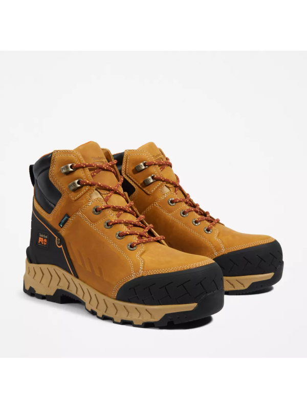 Timberland Pro Men's Summit 6" WP Comp Toe Work Boot -Wheat- TB0A438Y231