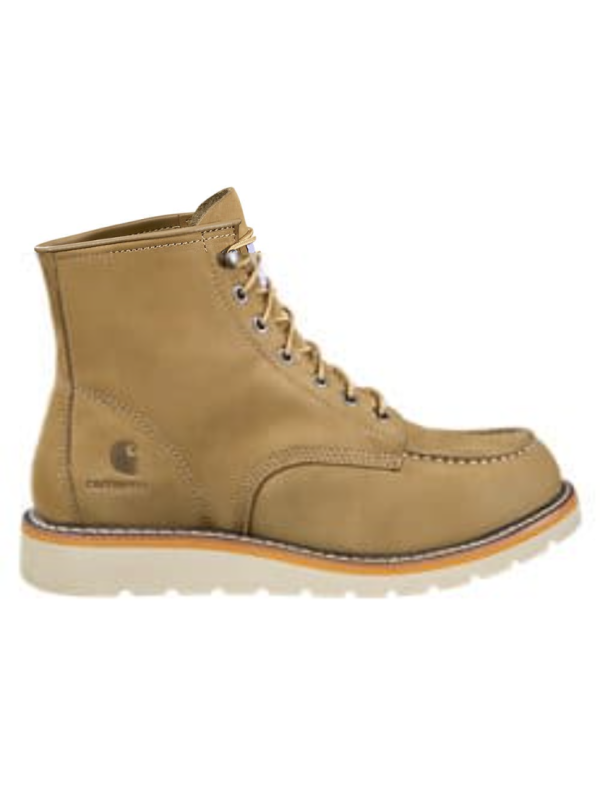 Carhartt Men's Moc 6" Soft Toe Wedge Work Boot Khaki - FW6077-M