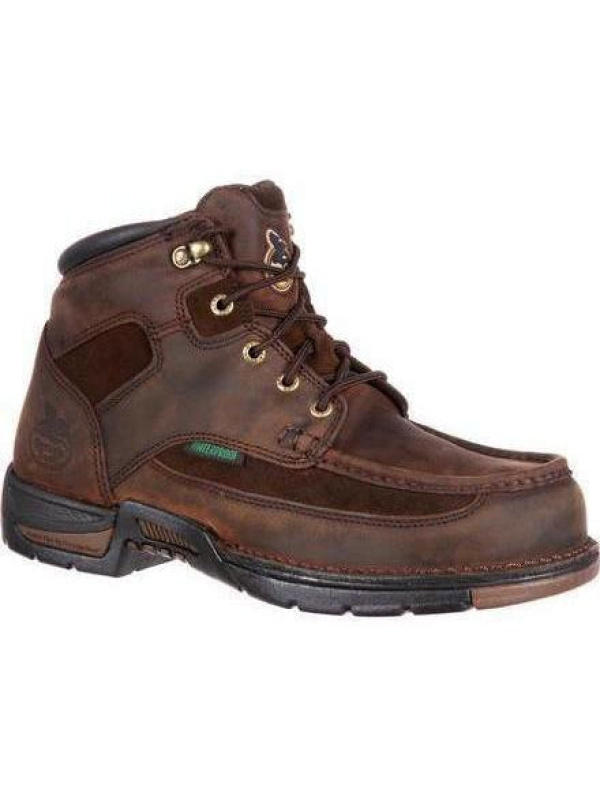 Georgia Men's Athens 6" Waterproof Work Boot - Brown - G7403
