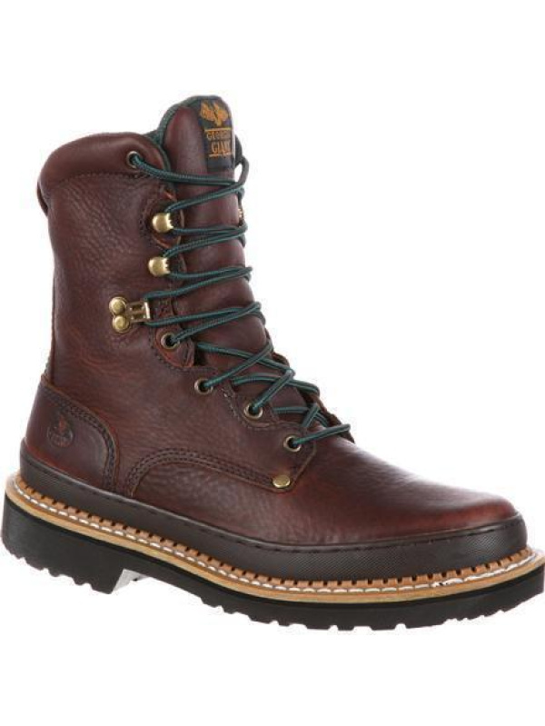 Georgia Men's Giant 8" Steel Toe Work Boot - Brown - G8374