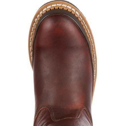 Georgia Men's Giant Steel Toe Pul-On Work Boots - Brown - G4374 - Image 3