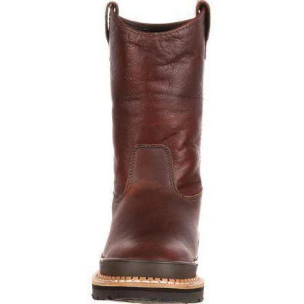 Georgia Men's Giant Steel Toe Pul-On Work Boots - Brown - G4374 - Image 6