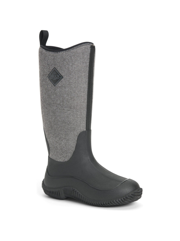 Muck Women's Hale Waterproof Pull-On Outdoor Boot - Black - HAW-1HB
