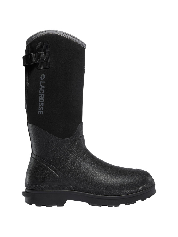 LaCrosse Men's Alpha Range 14" Ins Rubber Work Boot Black - 602240
