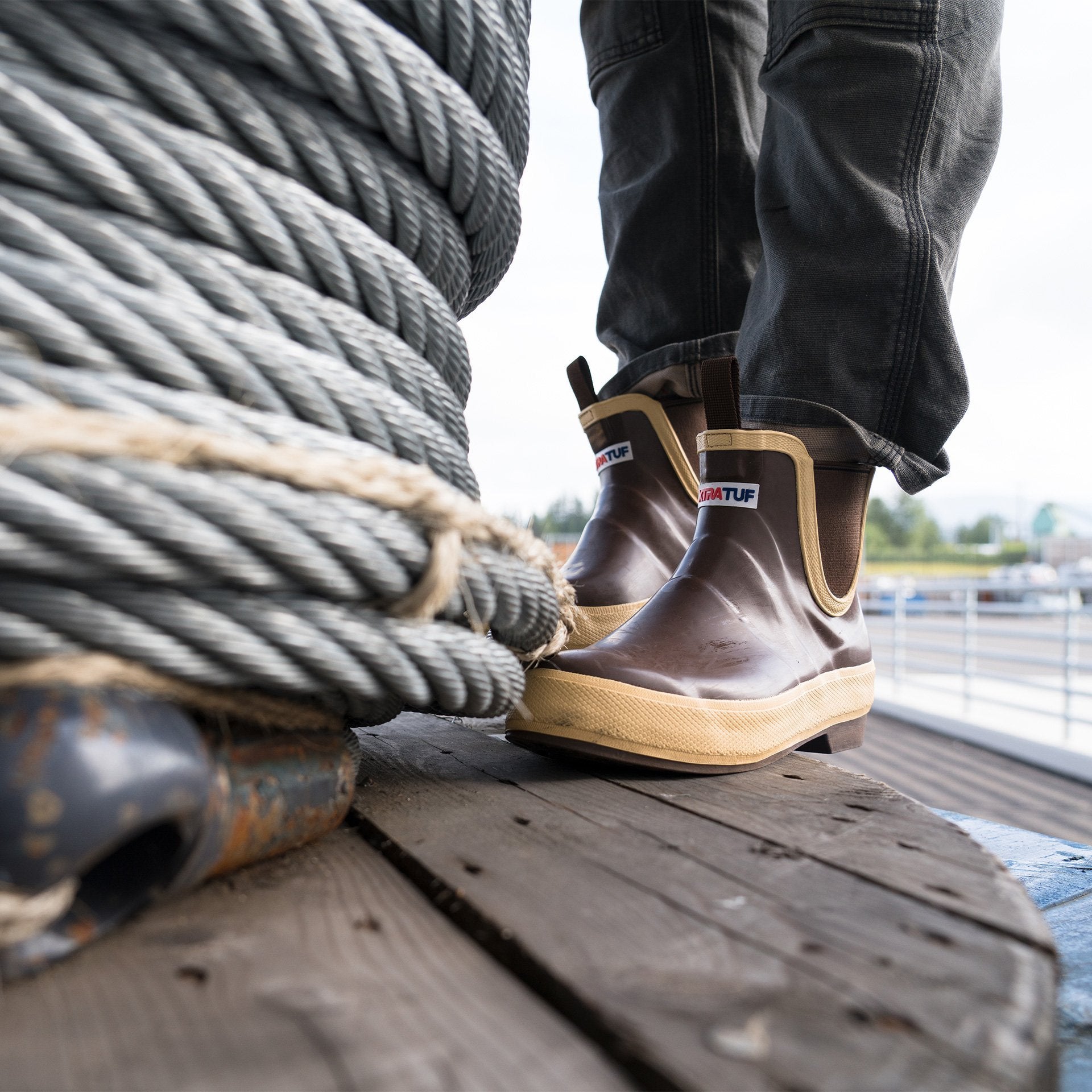 Xtratuf Women's 6" Legacy Ankle Deck WP Boot - Brown - LDBW-900 - Image 8
