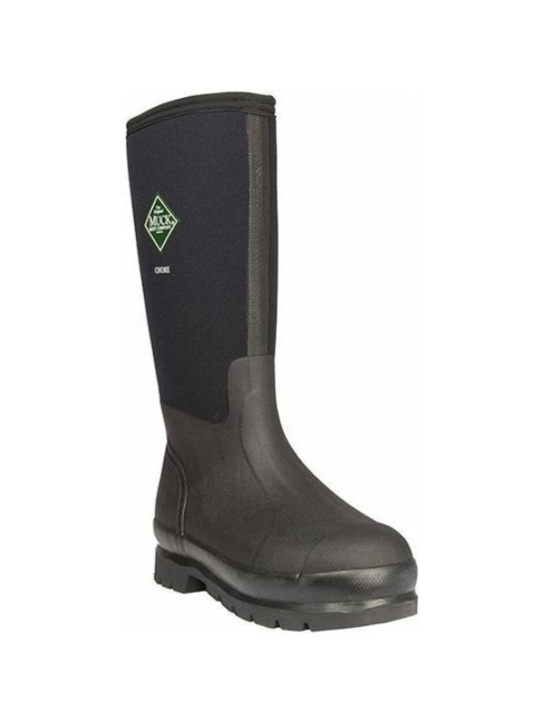 Muck Men's Chore Tall 17" WP Rubber Work Boot - Black - CHH-000A