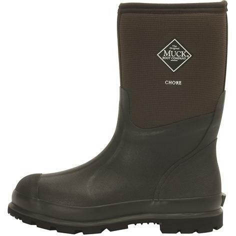 Muck Men's Chore XpressCool Mid 12" WP Wellington Rubber Work Boot - CMCT-900 - Image 4