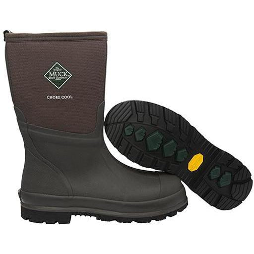 Muck Men's Chore XpressCool Mid 12" WP Wellington Rubber Work Boot - CMCT-900 - Image 6