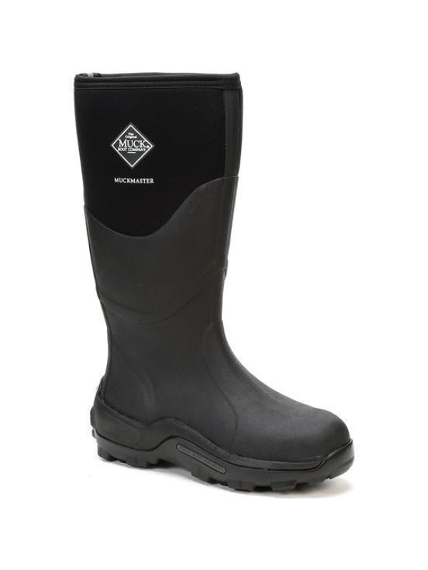 Muck Men's Muckmaster Tall 16" WP Rubber Work Boot - Black - MMH-500A