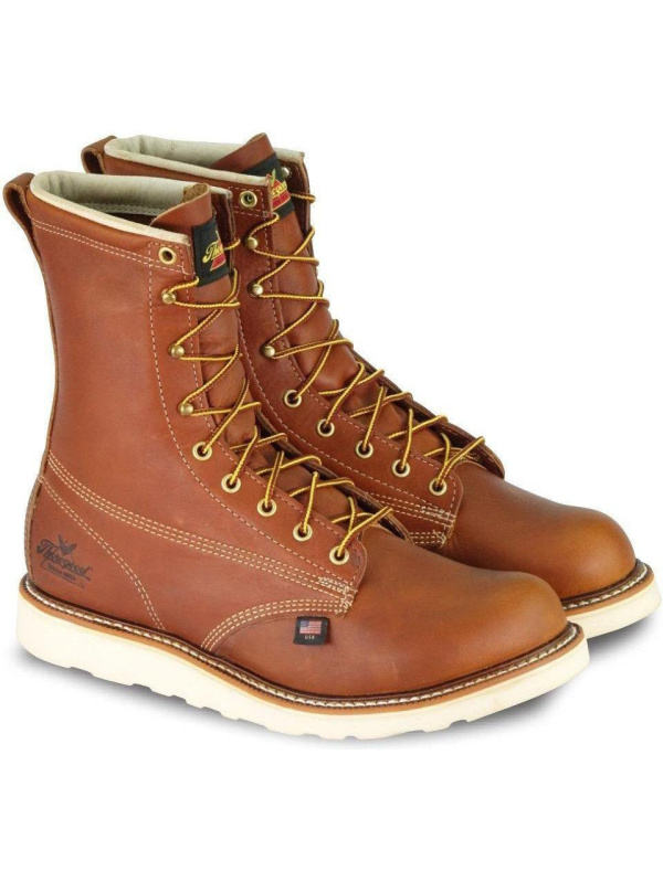 Thorogood Men's USA Made Amer. Heritage 8" Stl Toe Wedge Work Boot 804-4364