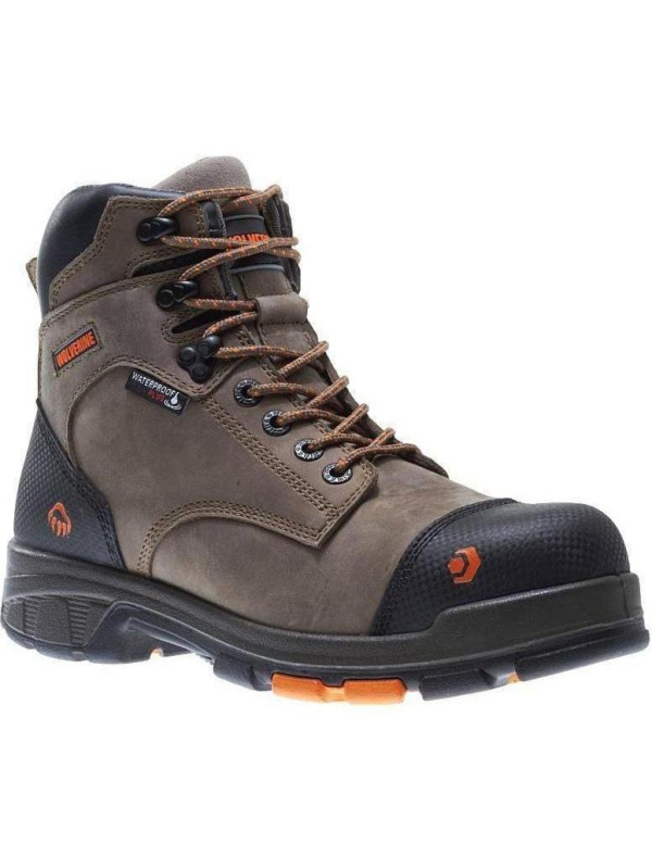 Wolverine Men's Blade LX Safety Toe WP Work Boot - Brown - W10653