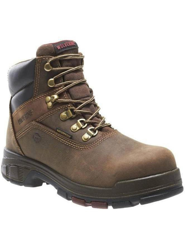 Wolverine Men's Cabor EPX 6" Comp Toe WP Work Boot - Brown - W10314